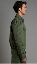 Carica l'immagine nel visualizzatore di Gallery, Giacca cropped fit cotone con zip