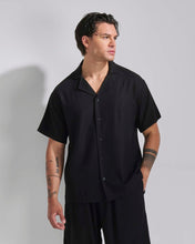 Carica l'immagine nel visualizzatore di Gallery, Camicia relax fit collo a bowling
