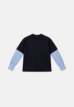 Carica l'immagine nel visualizzatore di Gallery, T-shirt oversize con maniche camicia - Uptodate life
