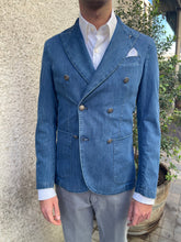 Carica l&#39;immagine nel visualizzatore di Gallery, Giacca Dopp.pett. jeans
