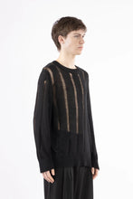 Carica l'immagine nel visualizzatore di Gallery, Maglia righe traforata M/L
