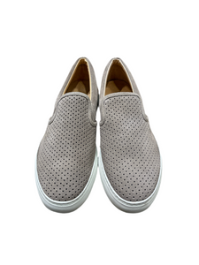 Slip on pelle scamosciato Traforato