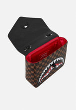 Carica l'immagine nel visualizzatore di Gallery, SHARKS IN PARIS WTF BUBBLE BROWN CHECK BORSA

