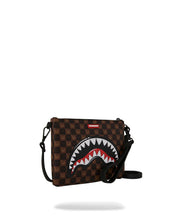 Carica l'immagine nel visualizzatore di Gallery, SHARKS IN PARIS WTF BUBBLE BROWN CHECK POCHETTE
