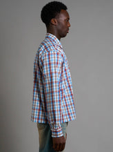 Carica l'immagine nel visualizzatore di Gallery, Camicia cropped quadri con ricamo M/L
