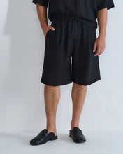 Carica l'immagine nel visualizzatore di Gallery, Bermuda jogger misto lino da coordinato

