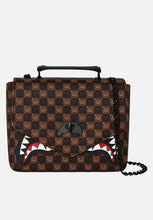Carica l'immagine nel visualizzatore di Gallery, SHARKS IN PARIS WTF BUBBLE BROWN CHECK BORSA
