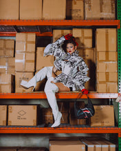 Carica l'immagine nel visualizzatore di Gallery, CENTER RIP REVEALING GRAY CHECK BORSA
