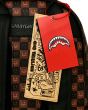 Carica l'immagine nel visualizzatore di Gallery, SHARKS IN PARIS WTF BUBBLE BROWN CHECK SAVAGE ZAINO
