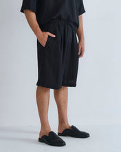 Carica l'immagine nel visualizzatore di Gallery, Bermuda jogger misto lino da coordinato
