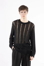 Carica l'immagine nel visualizzatore di Gallery, Maglia righe traforata M/L
