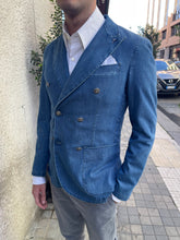Carica l&#39;immagine nel visualizzatore di Gallery, Giacca Dopp.pett. jeans
