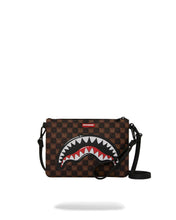 Carica l'immagine nel visualizzatore di Gallery, SHARKS IN PARIS WTF BUBBLE BROWN CHECK POCHETTE
