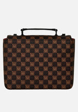 Carica l'immagine nel visualizzatore di Gallery, SHARKS IN PARIS WTF BUBBLE BROWN CHECK BORSA
