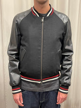 Carica l&#39;immagine nel visualizzatore di Gallery, Bomber Tessuto+Pelle
