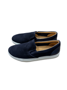 Slip on pelle scamosciato Traforato