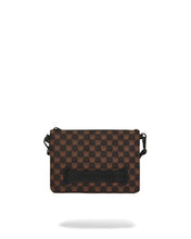 Carica l'immagine nel visualizzatore di Gallery, SHARKS IN PARIS WTF BUBBLE BROWN CHECK POCHETTE
