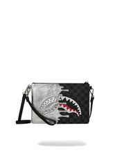 Carica l'immagine nel visualizzatore di Gallery, SILVER SIDE DRIP BLACK CHECK CROSSBODY POUCHETTE - Uptodate life
